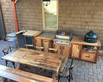 DIY wooden kitchen