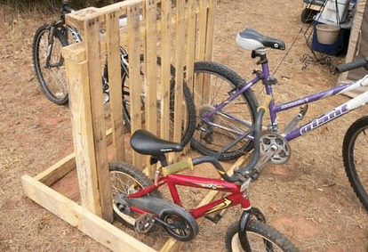 DIY bike storage