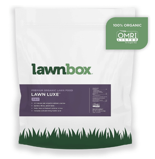 Lawn box fertilizer pack
