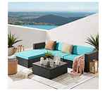 Patio furniture and table