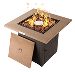 LEGACY HEATING 28 Inch Outdoor Gas Propane Fire Pit
