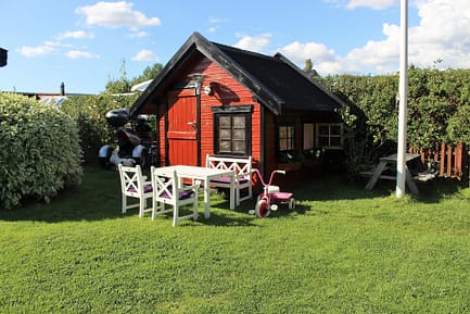 Backyard shed playhouse